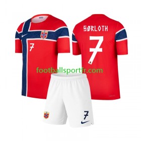 Tenue Norvège Alexander Sorloth 7 Enfant Domicile World Cup 2026 Maillot de Foot